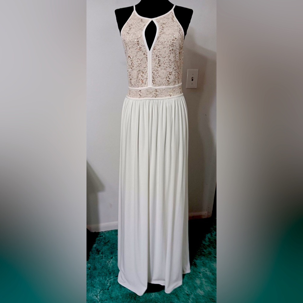Morgan & Co bridal/prom/winter formal dress